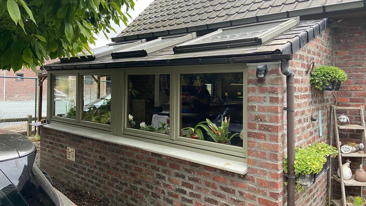 aanbouw keuken oud